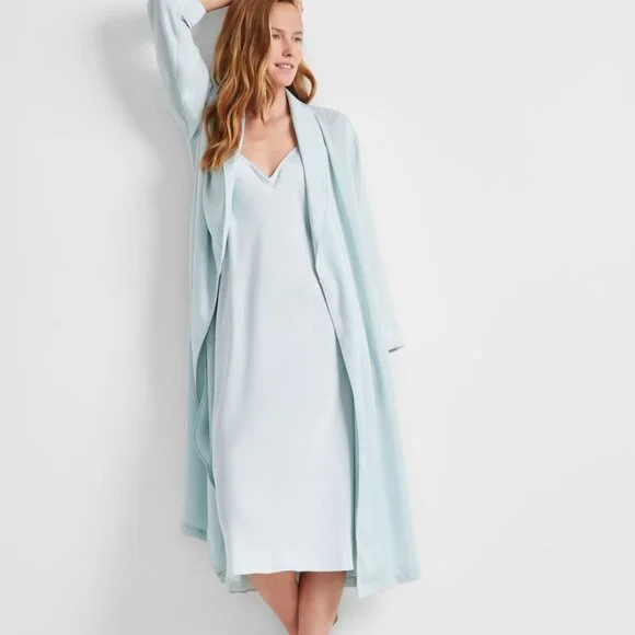 #10. State of Day Women's Sleeveless Crepe De Chine Nightgown - Picture 1 of 6